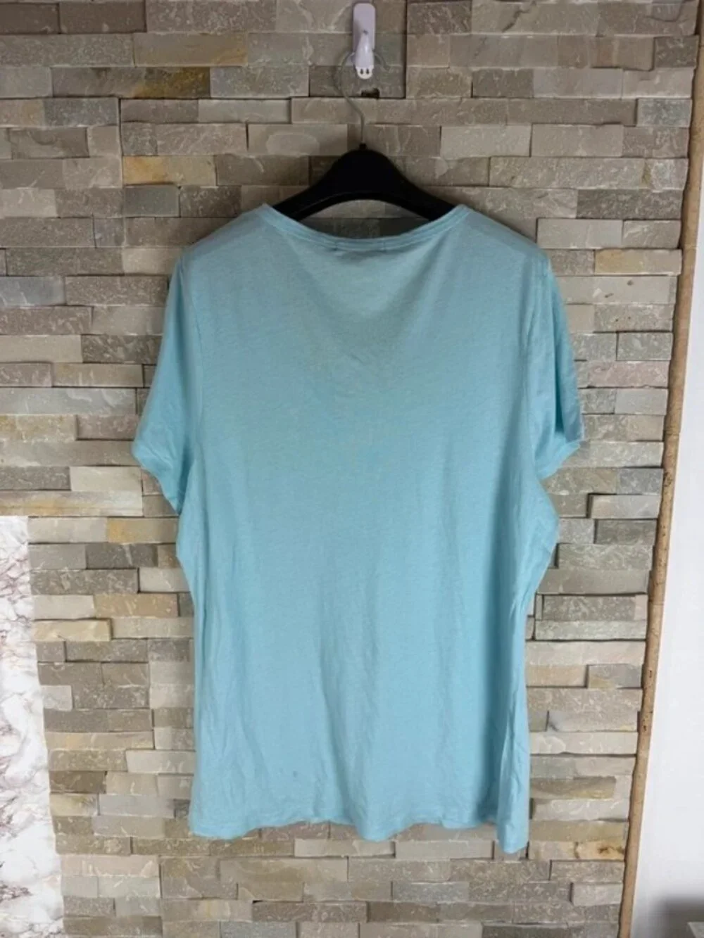 size 20 light blue t shirt top blouse - Picture 2 of 2